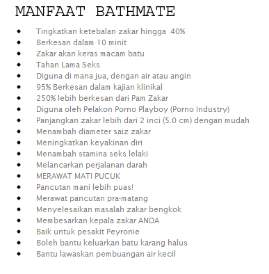 BATHMATE ORIGINAL  Bathmate Pam Panjangkan Zakar  Pam 